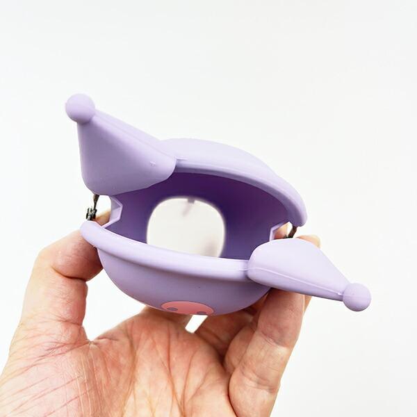 サンリオ クロミ お座り型シリコンがまぐちポーチ 3D POCHI パープル Sanrio 商品画像5：キャラグッズPERFECT WORLD TOKYO