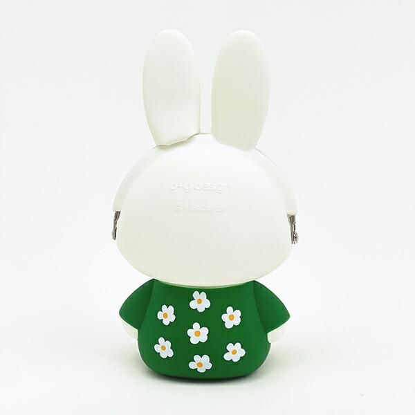 ミッフィー miffy シリコンがまぐちポーチ 3D POCHI グリーン ポーチ 商品画像4：キャラグッズPERFECT WORLD TOKYO