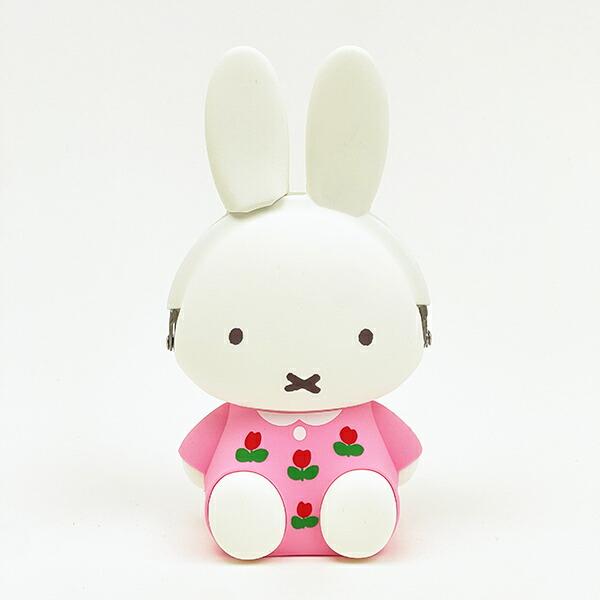 ミッフィー miffy シリコンがまぐちポーチ 3D POCHI ピンク ポーチ