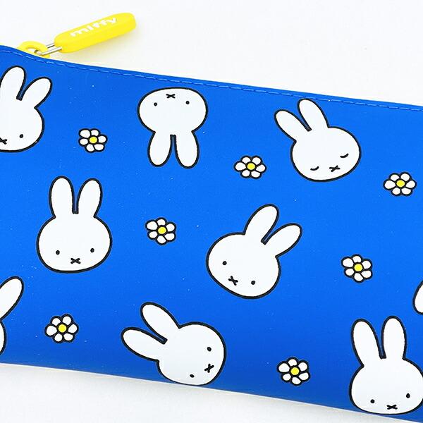 ミッフィー miffy NUU(ヌウ) シリコンポーチ (フラワーブルー) 商品画像2：キャラグッズPERFECT WORLD TOKYO