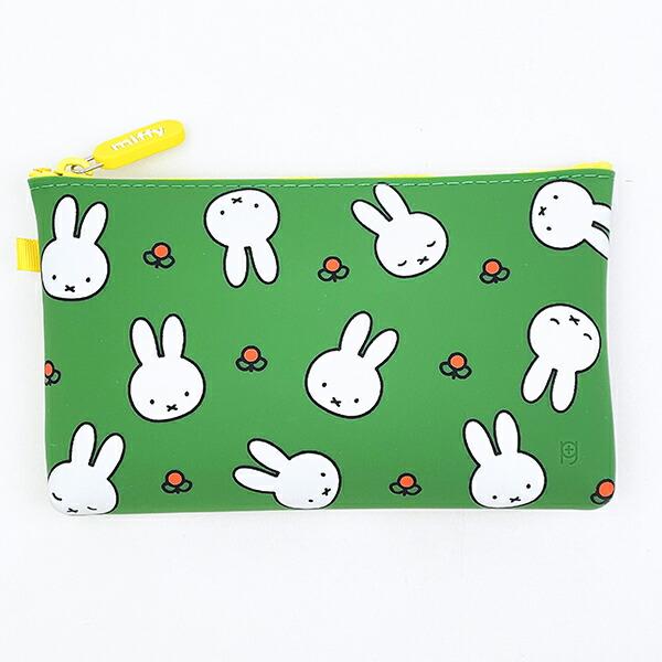 ミッフィー miffy NUU(ヌウ) シリコンポーチ (フラワーグリーン)