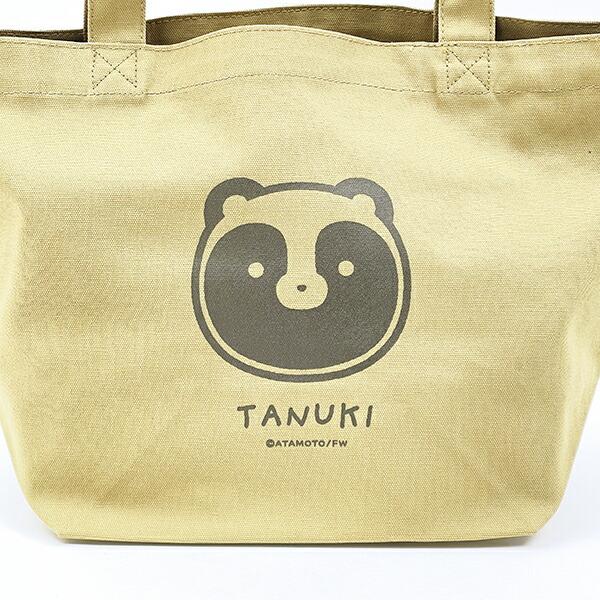 タヌキとキツネ タヌキ ランチトートバッグ 商品画像2：キャラグッズPERFECT WORLD TOKYO