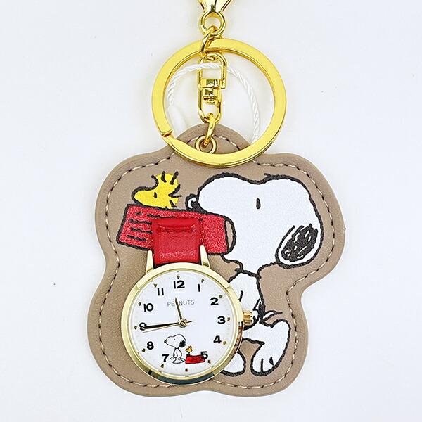 スヌーピー ダイカットチャームウォッチ グレー 時計 SNOOPY 商品画像2：キャラグッズPERFECT WORLD TOKYO
