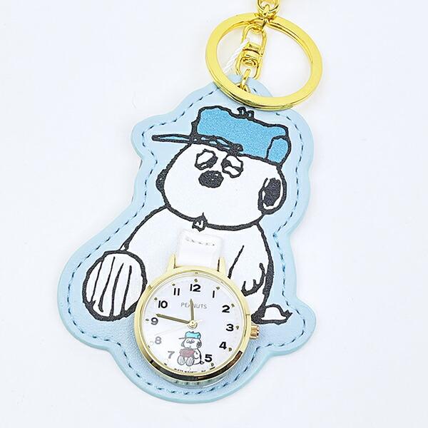 スヌーピー オラフ ダイカットチャームウォッチ ライトブルー 時計 SNOOPY 商品画像2：キャラグッズPERFECT WORLD TOKYO