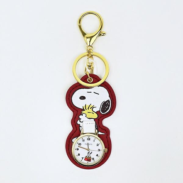スヌーピー ダイカットチャームウォッチ レッド 時計 SNOOPY