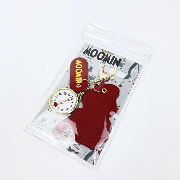 ムーミン リトルミイ 型押しレザーチャームキーホルダーウォッチ レッド 時計 MOOMIN 商品画像5：キャラグッズPERFECT WORLD TOKYO