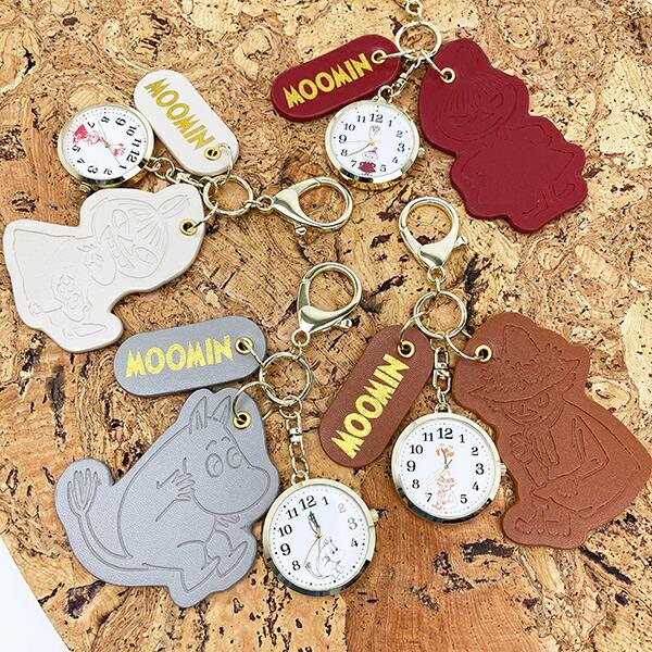 ムーミン リトルミイ 型押しレザーチャームキーホルダーウォッチ レッド 時計 MOOMIN 商品画像6：キャラグッズPERFECT WORLD TOKYO
