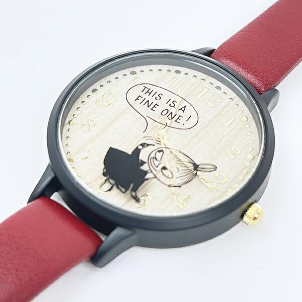 ムーミン リトルミイ ガラスプリントウォッチ レッド 時計 MOOMIN 商品画像3：キャラグッズPERFECT WORLD TOKYO