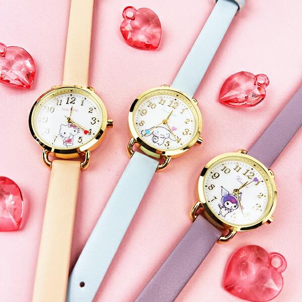 サンリオ シナモロール ハート針ウォッチ(ブルー) 時計 Sanrio シナモン 商品画像5：キャラグッズPERFECT WORLD TOKYO