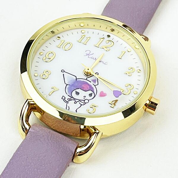 サンリオ クロミ ハート針ウォッチ(パープル) 時計 Sanrio 商品画像2：キャラグッズPERFECT WORLD TOKYO