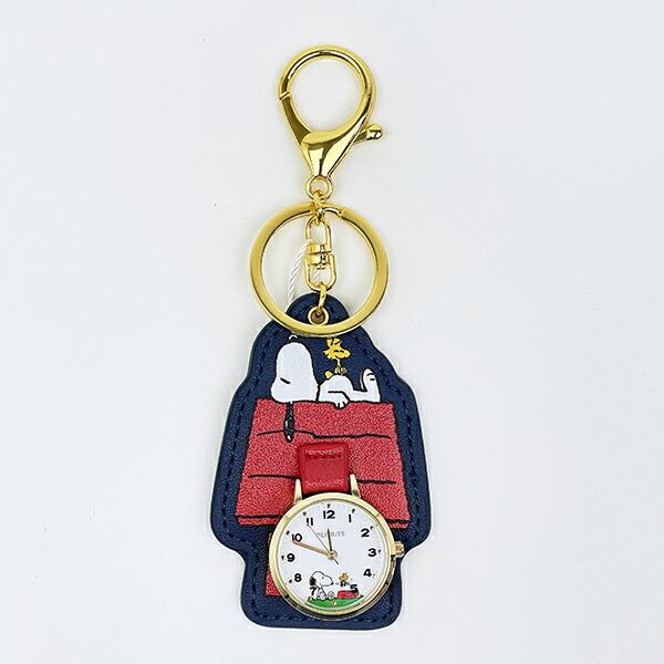 スヌーピー ダイカットチャームウォッチ ネイビー 時計 SNOOPY