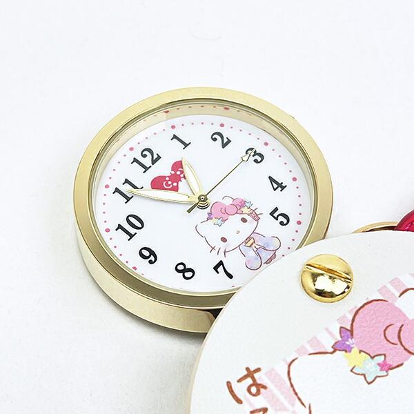 サンリオ ハローキティ 和柄ハングウォッチ (ホワイト) 時計 Sanrio 商品画像3：キャラグッズPERFECT WORLD TOKYO