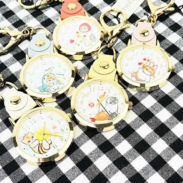 モフサンド 水彩ドットキーチェーンウォッチ うさにゃん 時計 キーホルダー  mofusand 商品画像7：キャラグッズPERFECT WORLD TOKYO
