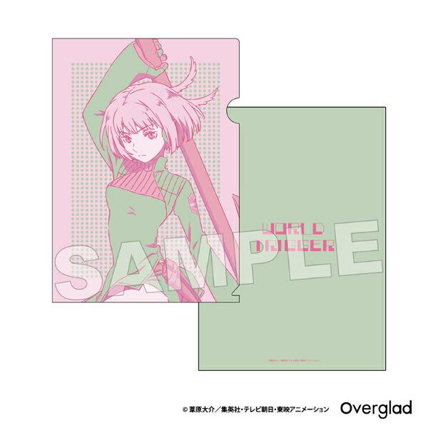 ワールドトリガー 小南桐絵 A4クリアファイル (ピンク×グリーン) Mixing Col･･･