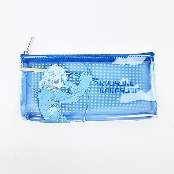 ワールドトリガー 烏丸京介 PVCポーチ (ブルー) Mixing Colors
