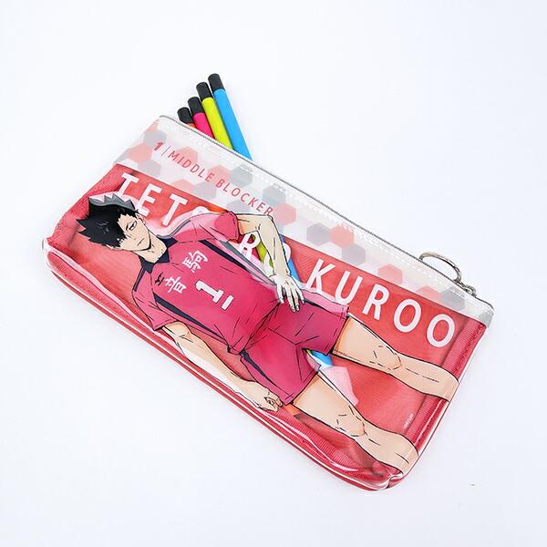 ハイキュー！！ 黒尾鉄朗 PVCポーチ パターンアート 推し活 商品画像3：キャラグッズPERFECT WORLD TOKYO