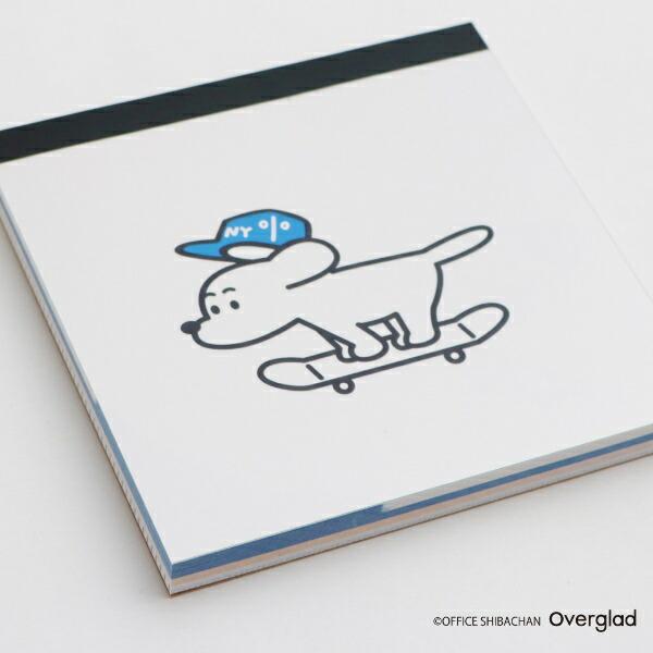 SKATER JON (スケータージョン) メモパッド・スクエア (main) 日本製 商品画像3：キャラグッズPERFECT WORLD TOKYO