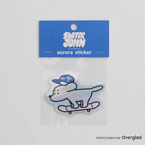 SKATER JON (スケータージョン) オーロラステッカー (main) 日本製