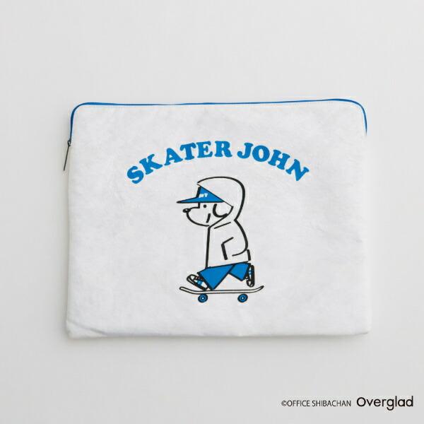SKATER JON (スケータージョン) フラットポーチ(L)