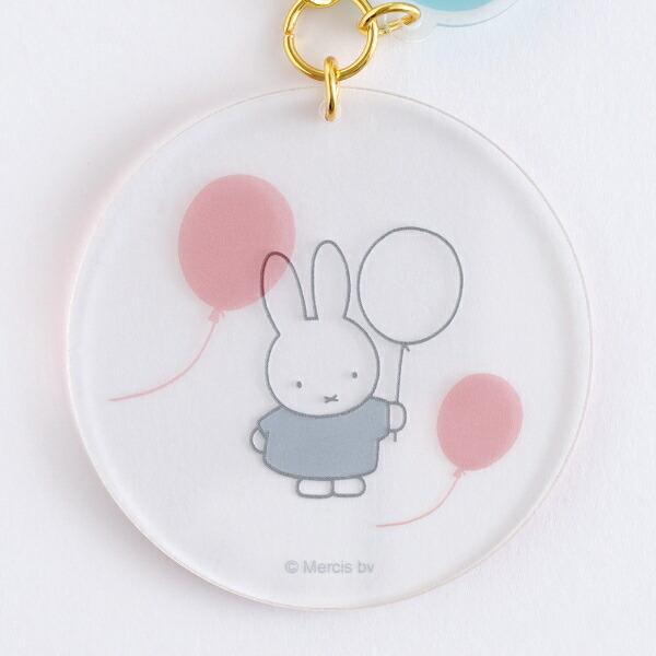 ミッフィー miffy ツインキーホルダー (balloon) 日本製 商品画像2：キャラグッズPERFECT WORLD TOKYO