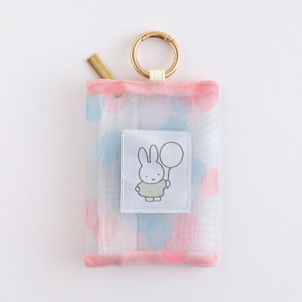 ミッフィー miffy メッシュチャームポーチ (balloon)