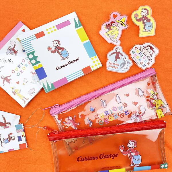 おさるのジョージ メモパッド・スクエア (カラフル) 文具 日本製 商品画像4：キャラグッズPERFECT WORLD TOKYO