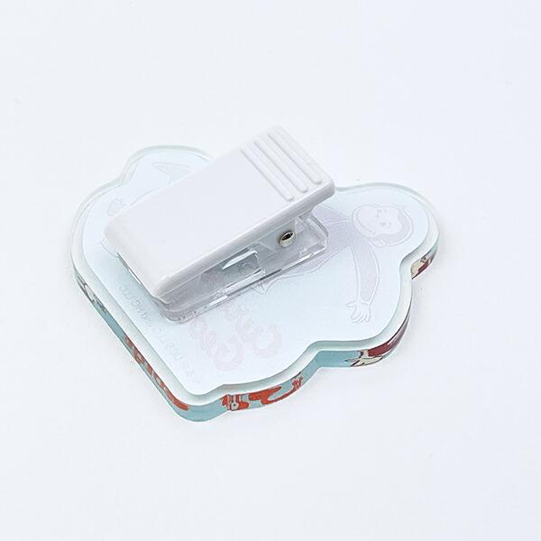 おさるのジョージ アクリルクリップ (ブルー) 文具 日本製 商品画像2：キャラグッズPERFECT WORLD TOKYO