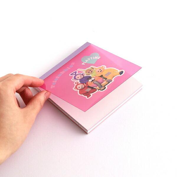 テレタビーズ メモパッド・スクエア ピンク 商品画像2：キャラグッズPERFECT WORLD TOKYO
