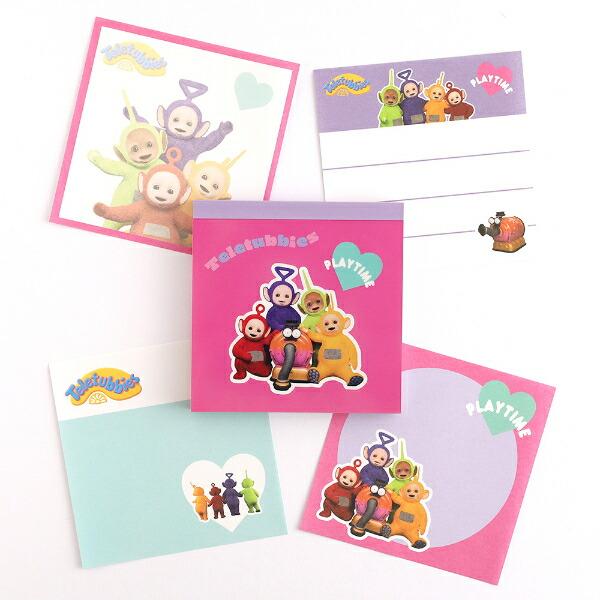 テレタビーズ メモパッド・スクエア ピンク 商品画像3：キャラグッズPERFECT WORLD TOKYO