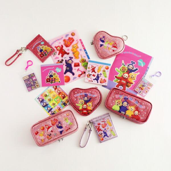 テレタビーズ タイルシール風アクリルキーホルダー ピンク 商品画像4：キャラグッズPERFECT WORLD TOKYO
