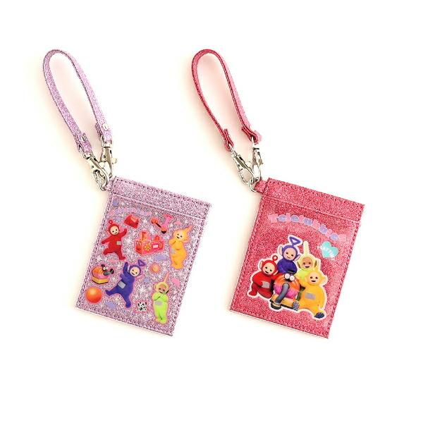 テレタビーズ グリッターパスケース 定期入れ パープル 商品画像3：キャラグッズPERFECT WORLD TOKYO