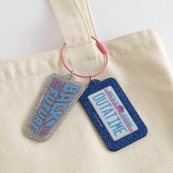 バックトゥザフューチャー BACK TO THE FUTURE 2連アクリルキーホルダー (ナンバープレート) 商品画像5：キャラグッズPERFECT WORLD TOKYO