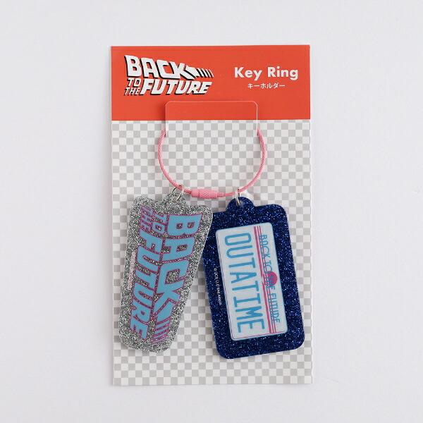 バックトゥザフューチャー BACK TO THE FUTURE 2連アクリルキーホルダー (ナ･･･