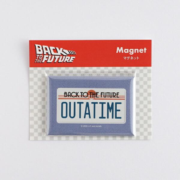 バックトゥザフューチャー BACK TO THE FUTURE マグネット (パープル) 日本製