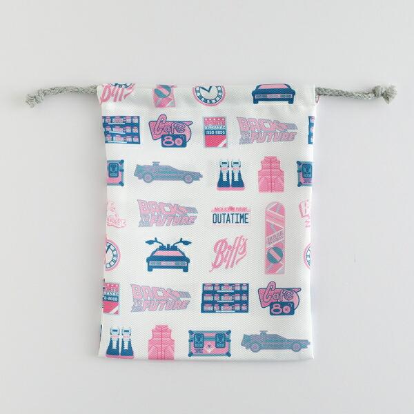 バックトゥザフューチャー BACK TO THE FUTURE 巾着2点セット (ミント) 商品画像4：キャラグッズPERFECT WORLD TOKYO