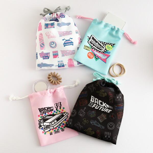 バックトゥザフューチャー BACK TO THE FUTURE 巾着2点セット (ミント) 商品画像6：キャラグッズPERFECT WORLD TOKYO