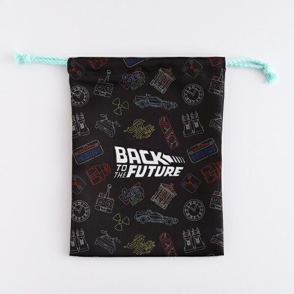 バックトゥザフューチャー BACK TO THE FUTURE 巾着2点セット (ピンク) 商品画像4:キャラグッズPERFECT WORLD TOKYO