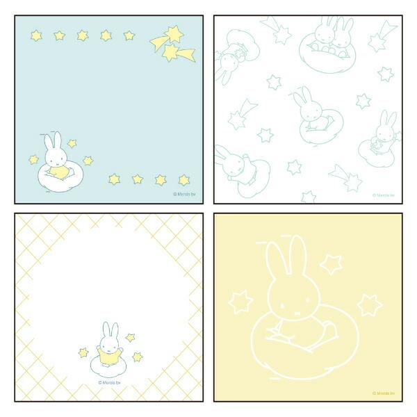ミッフィー miffy メモパッド・スクエア (star) グリーン 文具 日本製 商品画像2：キャラグッズPERFECT WORLD TOKYO