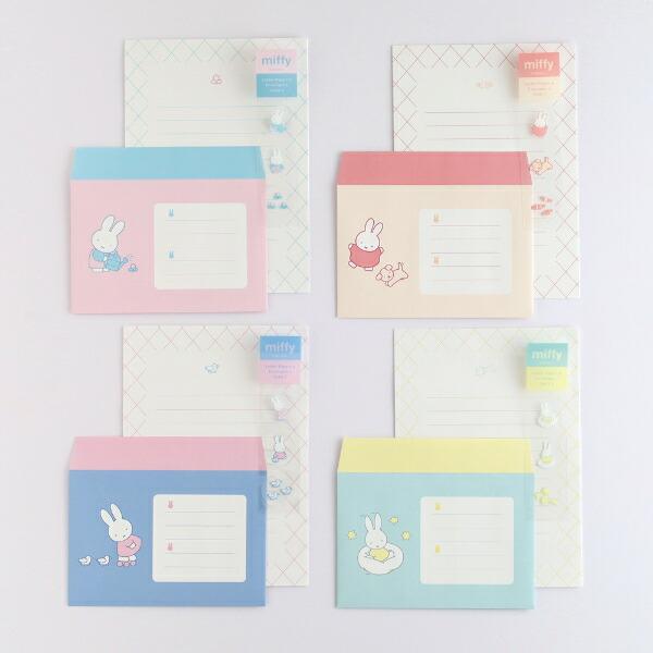 ミッフィー miffy レターセット (dance) ホワイト 文具 日本製 商品画像6：キャラグッズPERFECT WORLD TOKYO