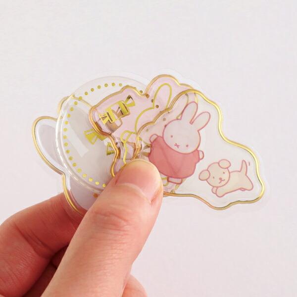 ミッフィー miffy フレークシール (dance) 文具 商品画像3：キャラグッズPERFECT WORLD TOKYO