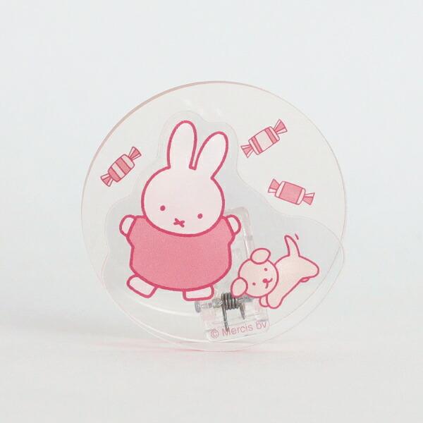 ミッフィー miffy メモクリップスタンド (dance) ホワイト 文具 日本製 商品画像3：キャラグッズPERFECT WORLD TOKYO