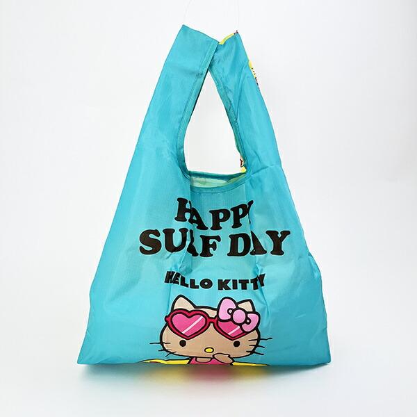 サンリオ ハローキティ 日焼け キティ エコバッグ(M) ミント Sanrio 商品画像5：キャラグッズPERFECT WORLD TOKYO