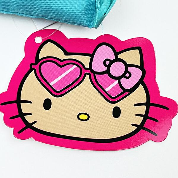 サンリオ ハローキティ 日焼け キティ エコバッグ(M) ミント Sanrio 商品画像7：キャラグッズPERFECT WORLD TOKYO