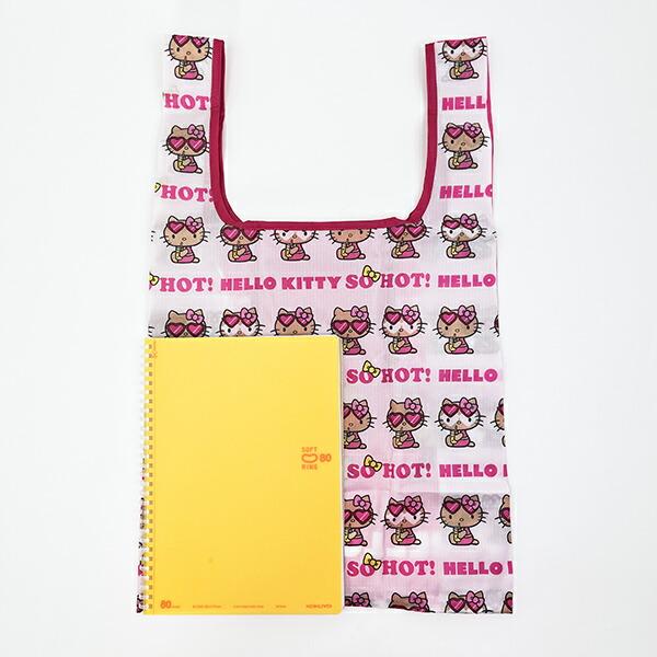 サンリオ ハローキティ 日焼け キティ エコバッグ(M) ピンク Sanrio 商品画像4：キャラグッズPERFECT WORLD TOKYO