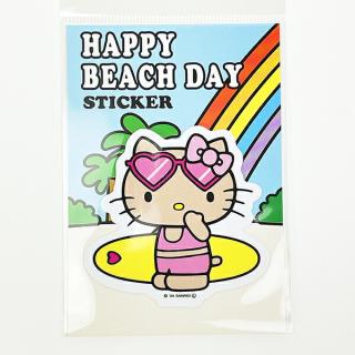 m*n様 新品♡海外限定 日焼けキティブロックメモサーフィン サンリオ ハローキティ 日焼け キティ ステッカー サーフ 文具 日本製