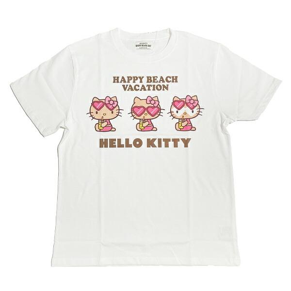 サンリオ ハローキティ 日焼け キティ 半袖Tシャツ(XL) ジュース アパレル Sa･･･