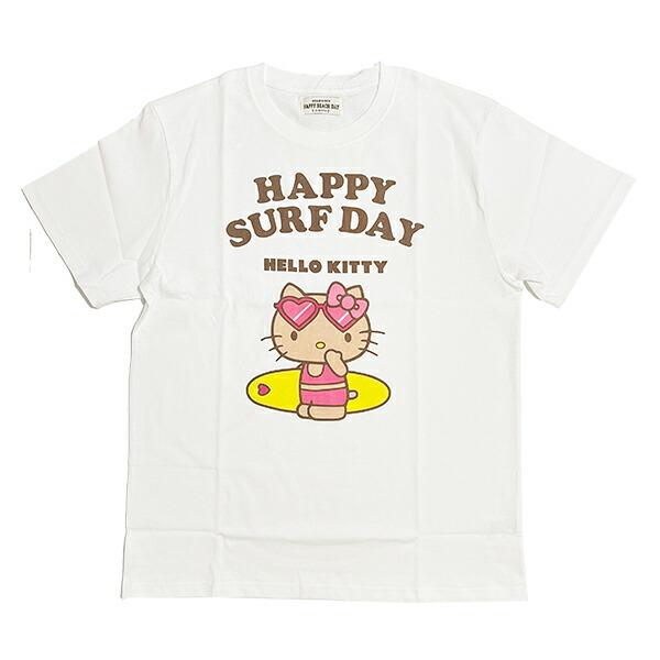 サンリオ 日焼け キティ 半袖Tシャツ(M) サーフ アパレル Sanrio