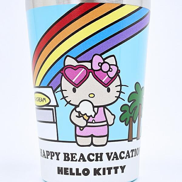 サンリオ 日焼け キティ ステンレスタンブラー アイス コップ Sanrio 商品画像2：キャラグッズPERFECT WORLD TOKYO
