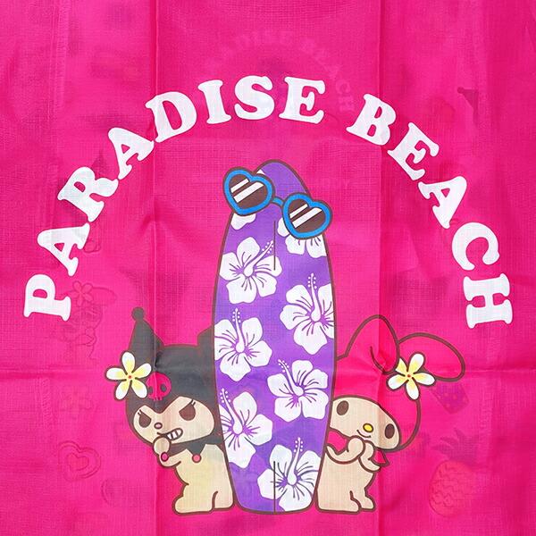 サンリオ 日焼け マイメロディ＆クロミ エコバッグ(M) Sanrio 商品画像2：キャラグッズPERFECT WORLD TOKYO