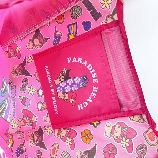 サンリオ 日焼け マイメロディ＆クロミ エコバッグ(M) Sanrio 商品画像6：キャラグッズPERFECT WORLD TOKYO